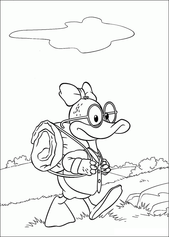 Plansa de colorat cu Aventurile lui Piggley 3 23